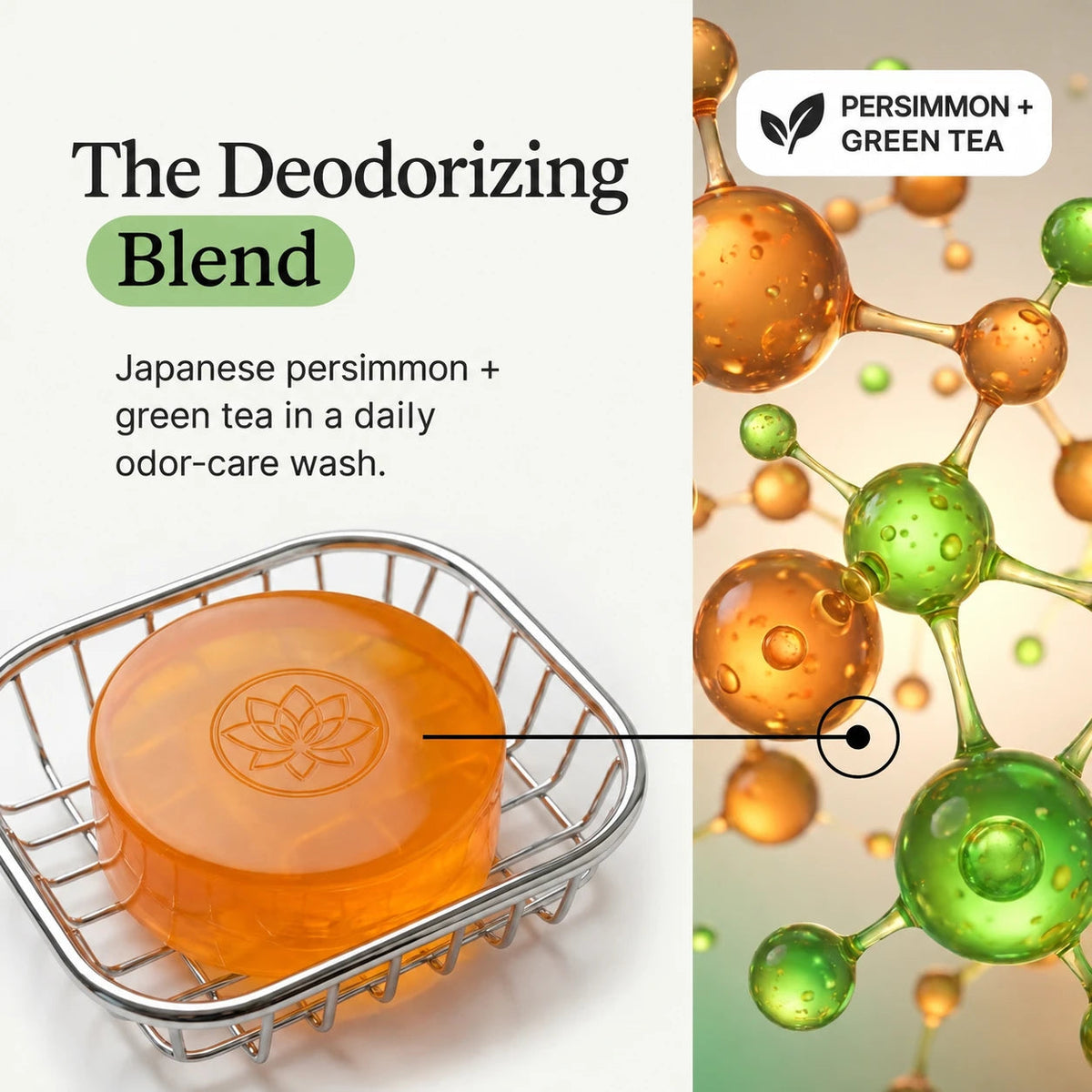 Sweat Deodorizing Soap - blend for changed underarm odor