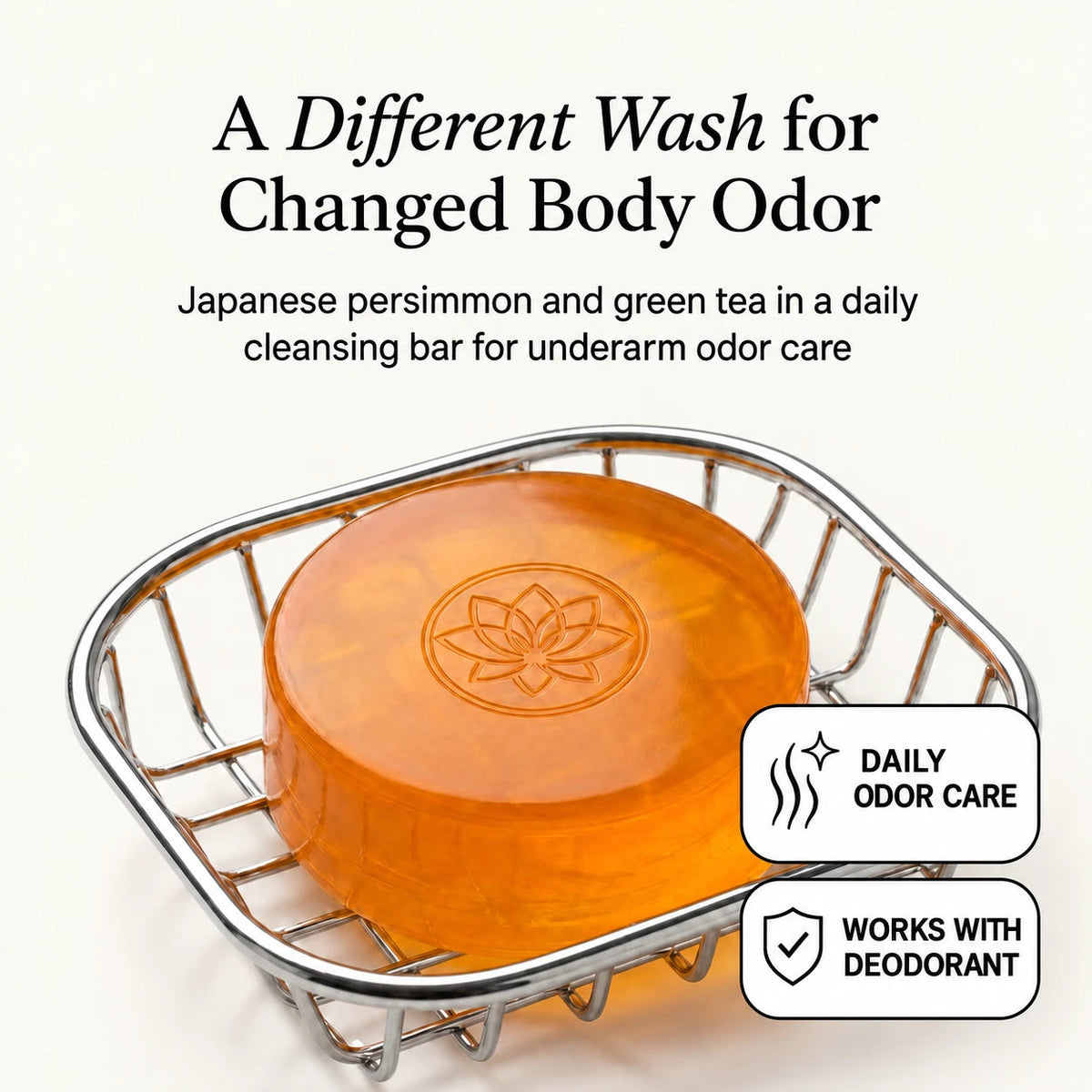 Sweat Deodorizing Soap - washing for changed underarm odor