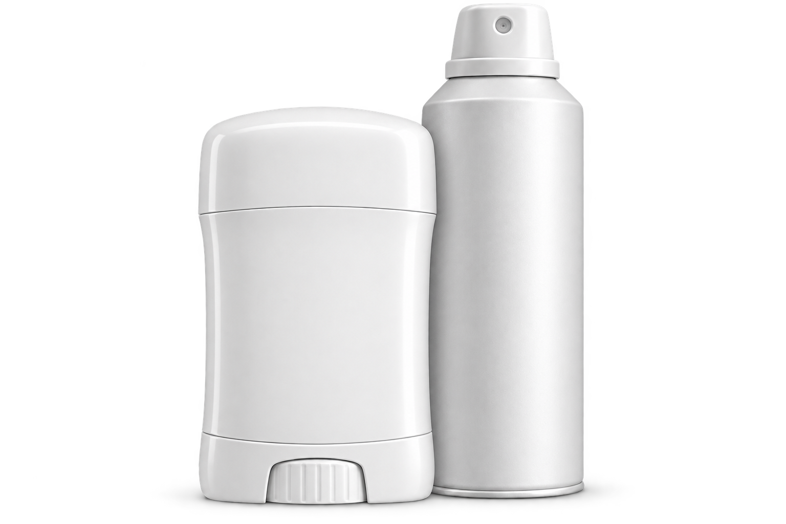 Generic deodorant stick and spray